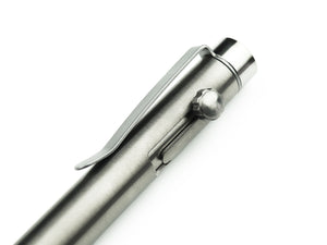Optional Clip For BOLT Retractable Nib Fountain Pen - Titanium