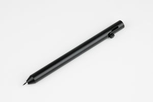 BOLT Retractable Nib Fountain Pen - Black Aluminum