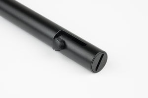 BOLT Retractable Nib Fountain Pen - Black Aluminum