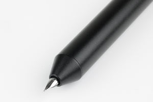 BOLT Retractable Nib Fountain Pen - Black Aluminum