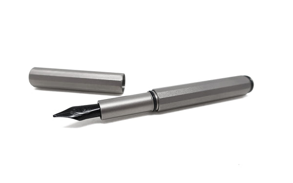 PREORDER - XS Minimalist Pocket Fountain Pen - Titanium