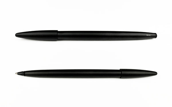 ARIA Ballpoint Pen For BiC - Black Aluminum